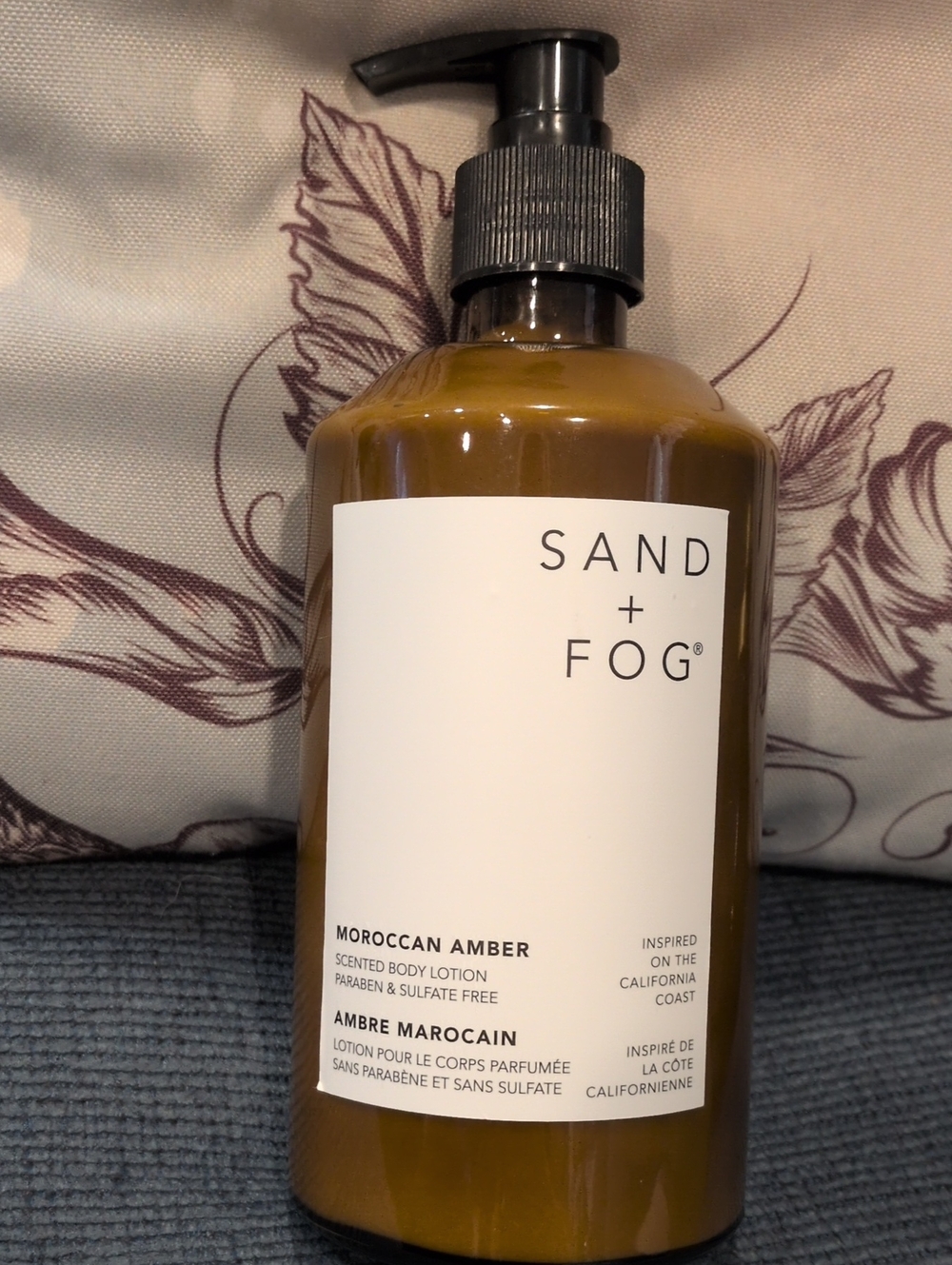 Sand + Fog Moroccan Amber Scented Body Lotion